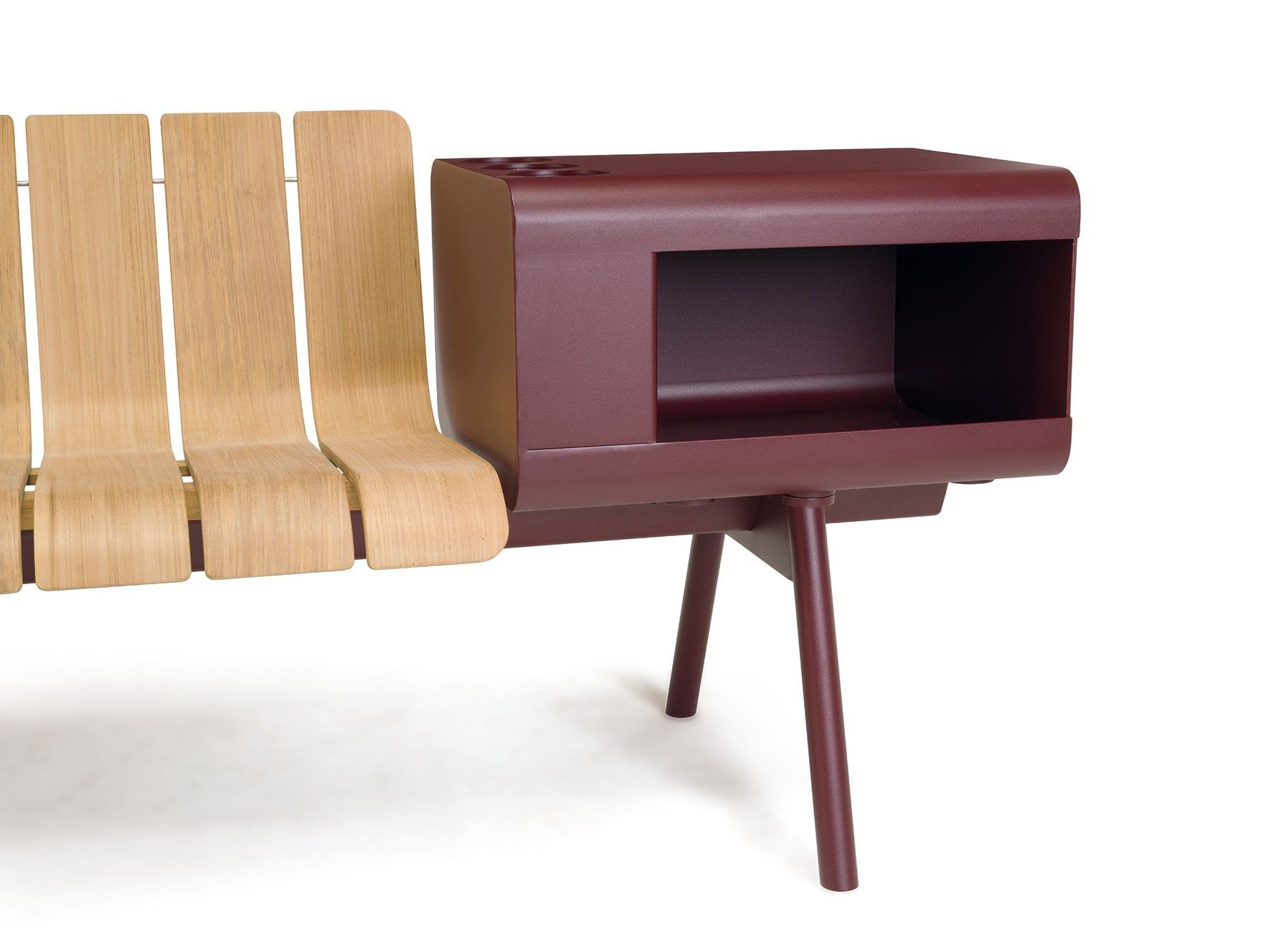 Алюминиевая и деревянная скамья со спинкой Ethimo Ace ARCH-00122616 - Вид №66