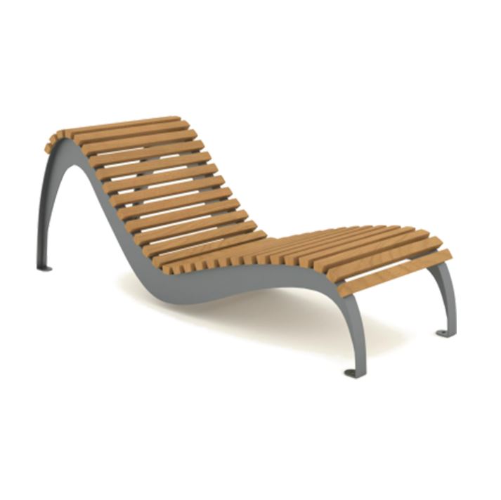 14507 ВОЛНА Molding, шезлонг парковый уличный LAB.Space 