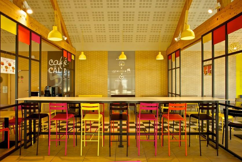 Fermob Высокий садовый табурет из стали Facto 2503 - Вид №1