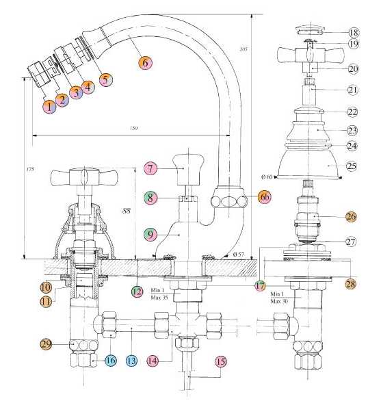 609920YY18 Смеситель Bandini Old England Santreyd - Вид №1