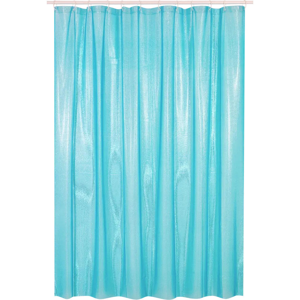 Штора для ванной Meiwa Pebbles 182х182 см ПВХ цвет синий 83784023 STLM-2140524 Santreyd 