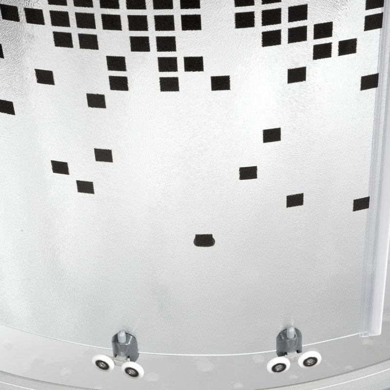 BМ4590 LED с гм. BLACK Душевая кабина DETO Серия ВМ L 890 с гм. и эл. BLACK - Вид №26