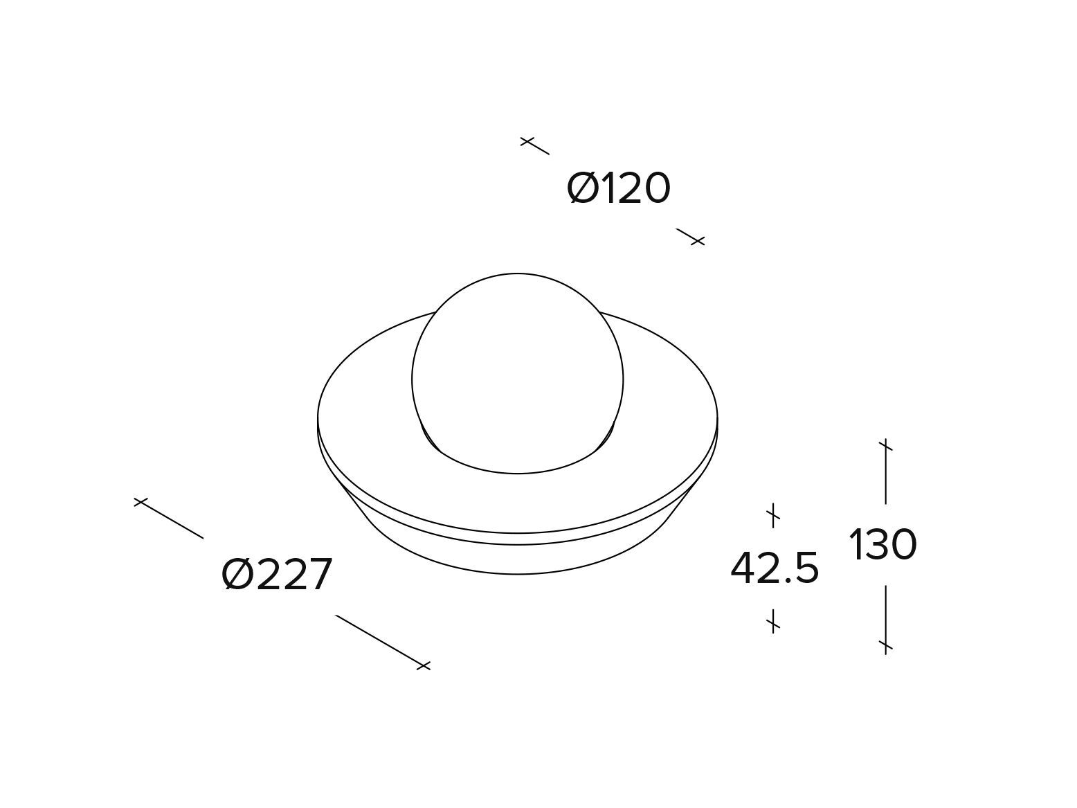 Гипсовая настенная лампа Tecnico CICLADI TONDA ARCH-00063337 - Вид №4