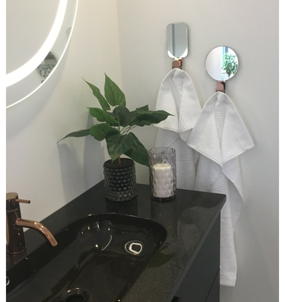 FROST Зеркало 4121 с крючком » медь Алюминий Медь U4121-C  - Вид №5