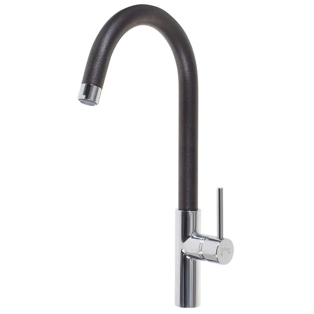 Смеситель для кухни Paini Sky 37 см цвет хром/чёрный гранит STLM-2010393 - Вид №1