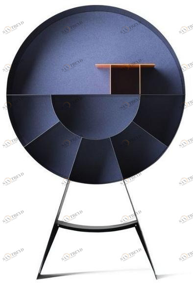 Officine Tamborrino Открытый металлический книжный шкаф O design sun-id-1391826