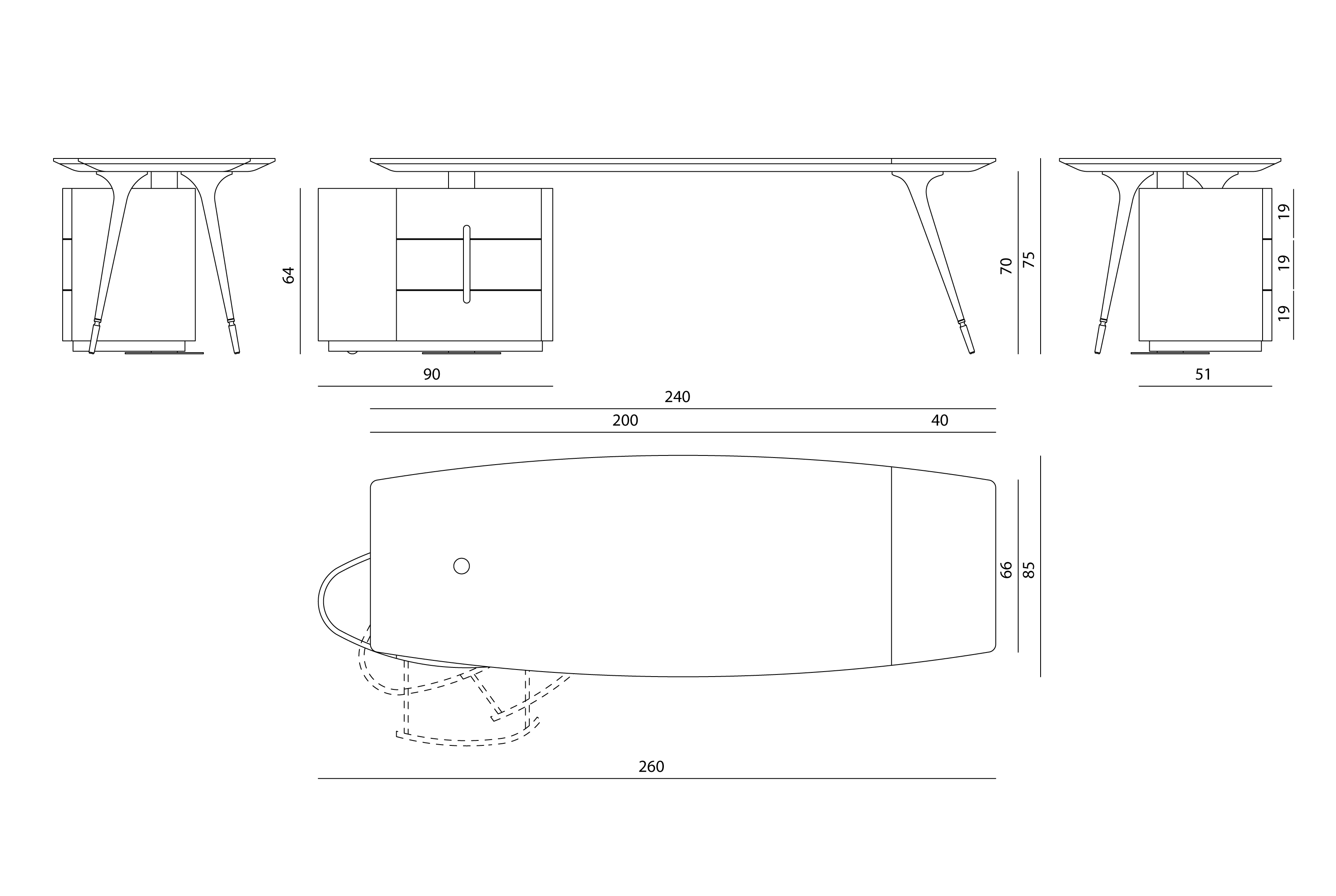 Wilshire Письменный стол Visionnaire  - Вид №10