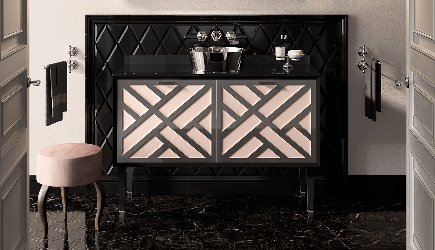 Деревянный одноместный напольный умывальник с дверцами Park Avenue CORA 2A ARCH-00092113 - Вид №4