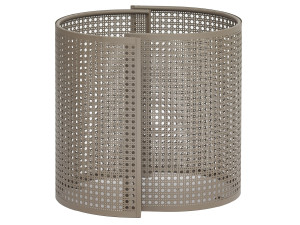 Оцинкованная сталь низкий садовый горшок