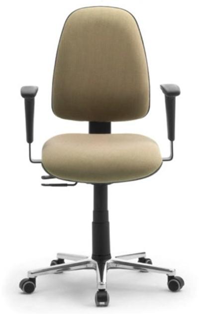 Leyform Офисный стул из ткани с 5 спицами и подлокотниками  18371  - Вид №1