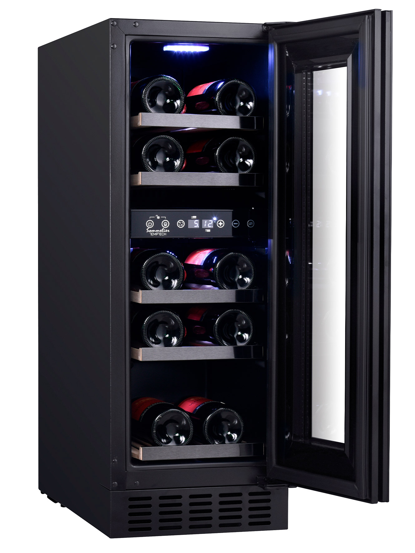 5344181 Винный шкаф Temptech SOMX30DRB черный STDN-0100191 - Вид №2