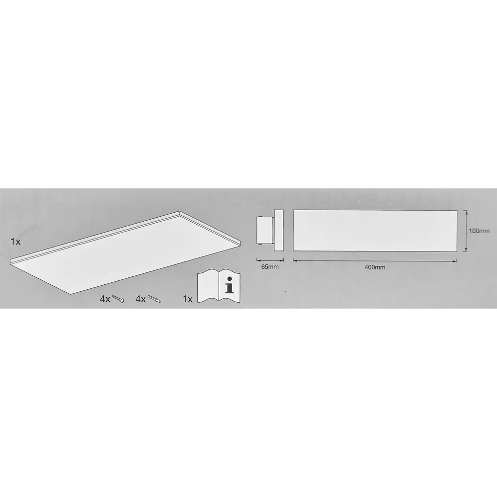 Безрамный накладной светильник WiFi 16 Вт IP20, 40X10 мм, 1050 Лм 89139647 STLM-2089707 LEDVANCE  - Вид №12