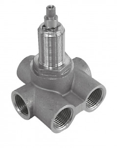 9495 Встроенный корпус дивертора с 3 выходами (2 входа - 3 выхода). Bongio