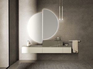 Okite Wood single lavabo lavabo Mobile