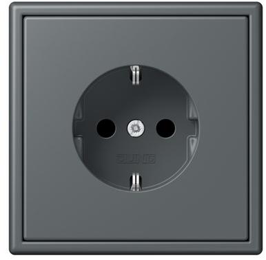 JUNG Пластиковая электрическая розетка Ls 990 les couleurs® le corbusier sun-id-1370154 - Вид №60