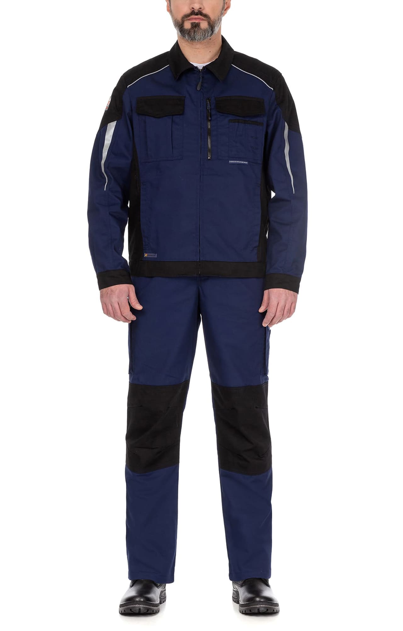 64624 Костюм  NEW 2 темно-синий с черным STATUS  Летняя спецодежда  размер 60-62/170-176  - Вид №19