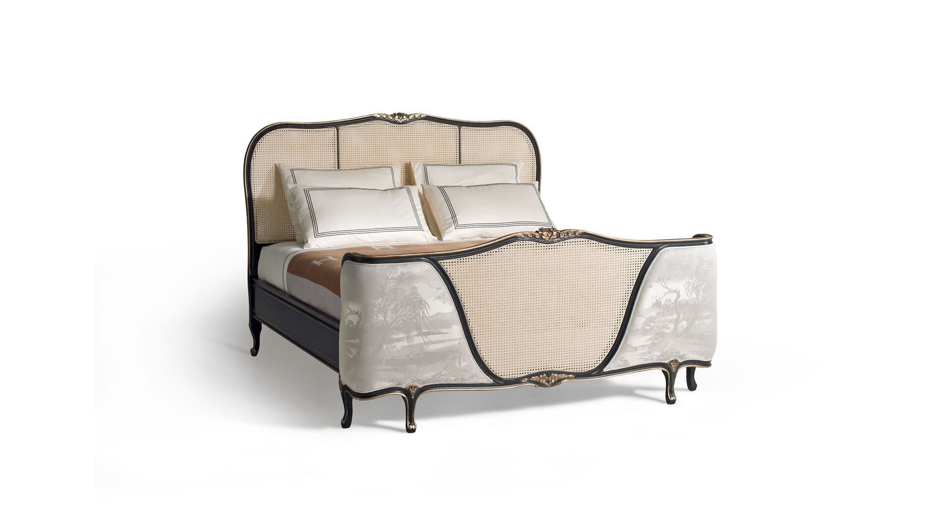 Венская соломенная двуспальная кровать ANGELO CAPPELLINI New Classic Interiors ARCH-00051961 - Вид №1