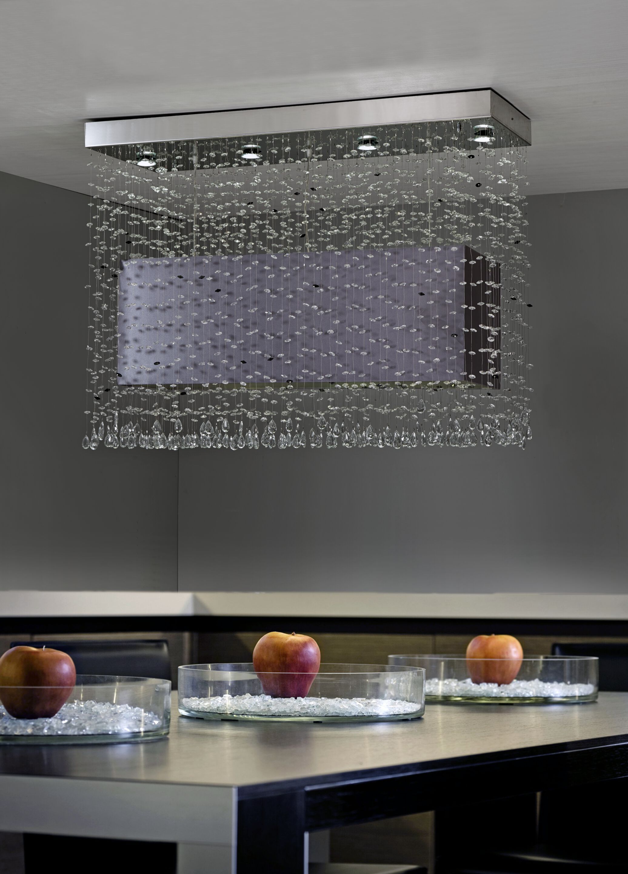 Подвесной светильник из нержавеющей стали с кристаллами K-Lighting AQUARIO ARCH-00052503 - Вид №1