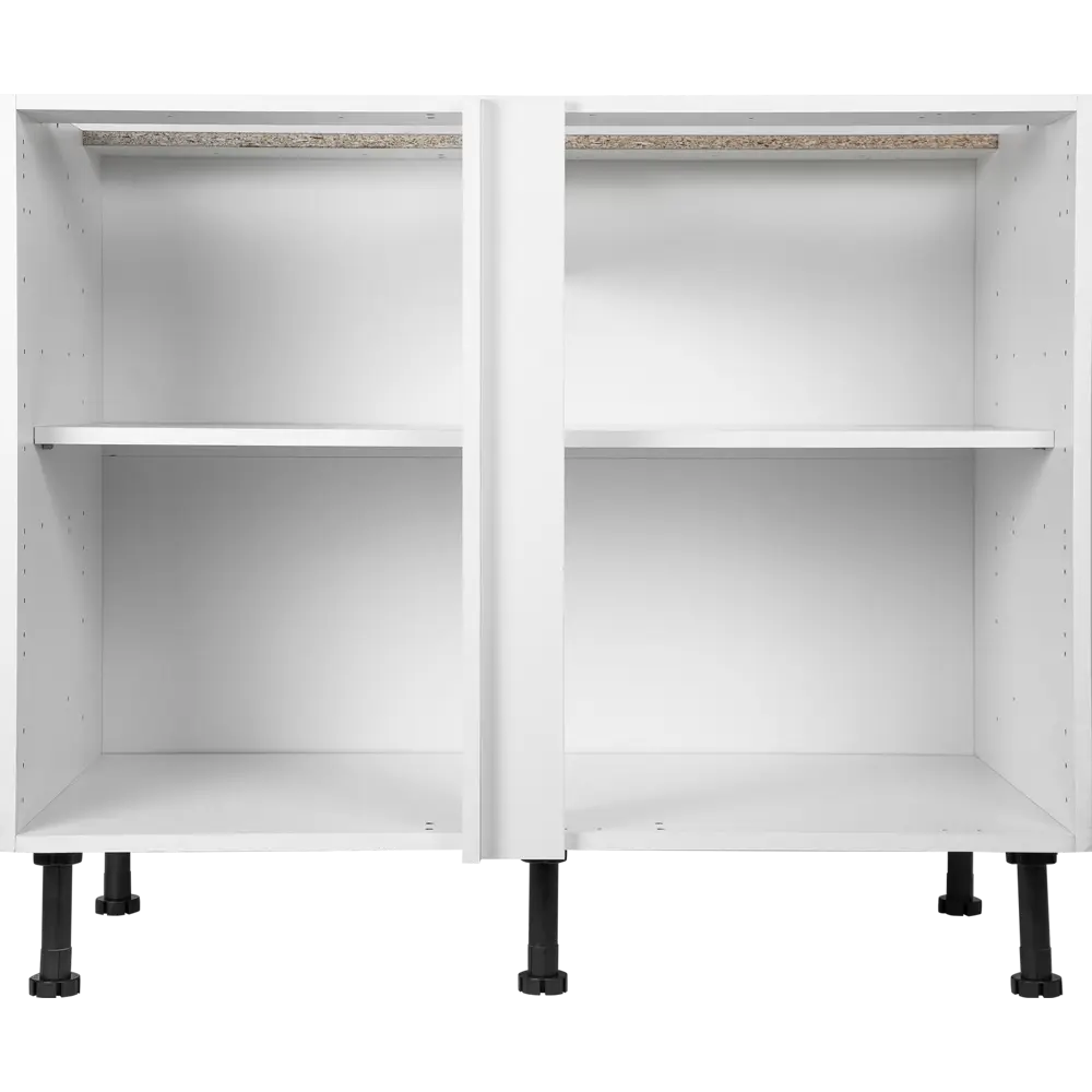 Каркас напольный угловой 100x70x56 см, ЛДСП, цвет белый DELINIA STLM-2207247 - Вид №1