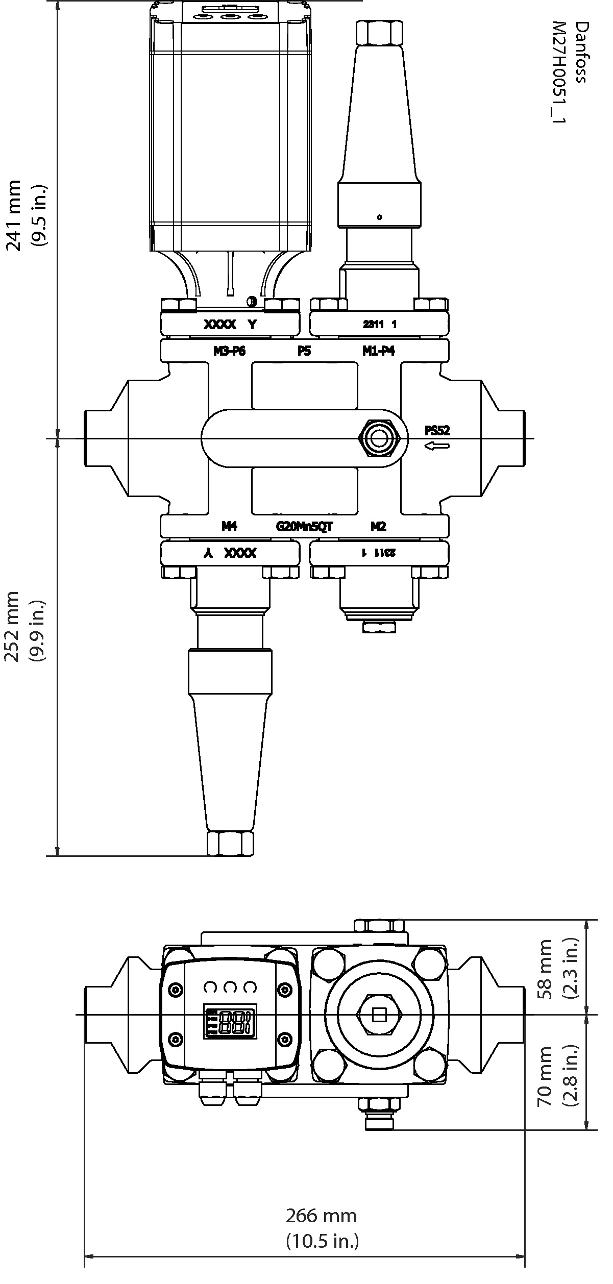 Danfoss ICF 25 — многофункциональные клапанные станции ICF 25-6-90 (25 D) Клапан-регулятор унив 027L4186  - Вид №2