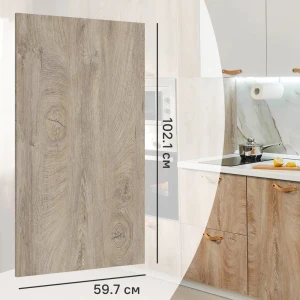 Фасад кухонного шкафа Зея 59.7x102.1 см KONSENSA ЛДСП цвет коричневый 89417450 STLM-2002548