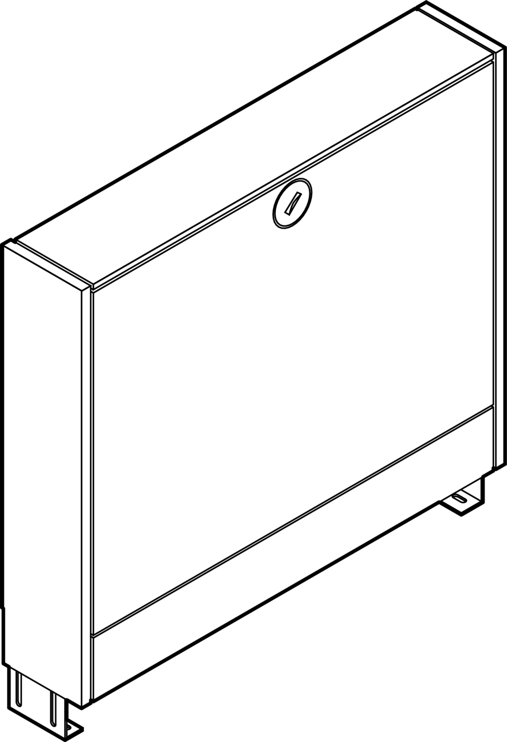 Viega Коллекторный шкаф для открытого монтажа 1294.1 (610357) 610 357 - Вид №1