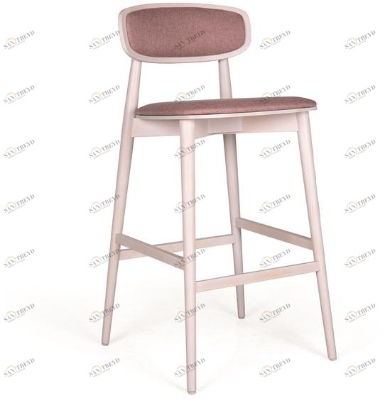 Fenabel Высокий деревянный табурет с подставкой для ног Donasella sun-id-1433298