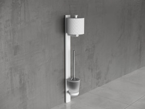 Металлический держатель для туалетной щетки / туалетной щетки