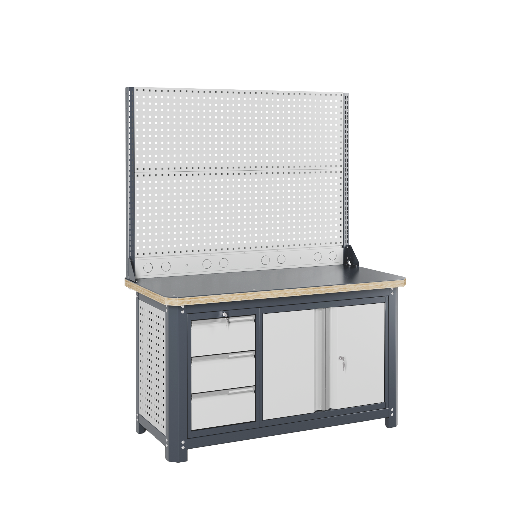 Верстак слесарный MCN 1552.S3L7-2R Верстакофф 111559