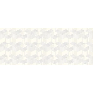Декор настенный Azori Lounge Light Geometria 20.1x50.5 см цвет белый
