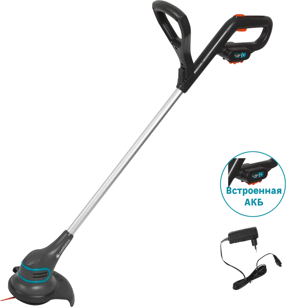 Аккумуляторный триммер Gardena SmallCut Li-23R для точной обработки газона 82502466