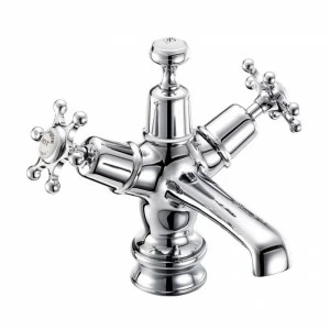 Смеситель для раковины на 1 отверстие Regent, с кнопкой Click-Clack [BIR6] Regent Burlington T12-QT, W11, T3, T4B