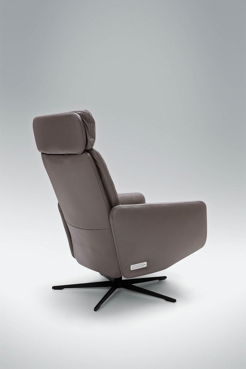 Sits Откидывающееся кожаное кресло с 5 спицами и подлокотниками sun-id-1455052 - Вид №2