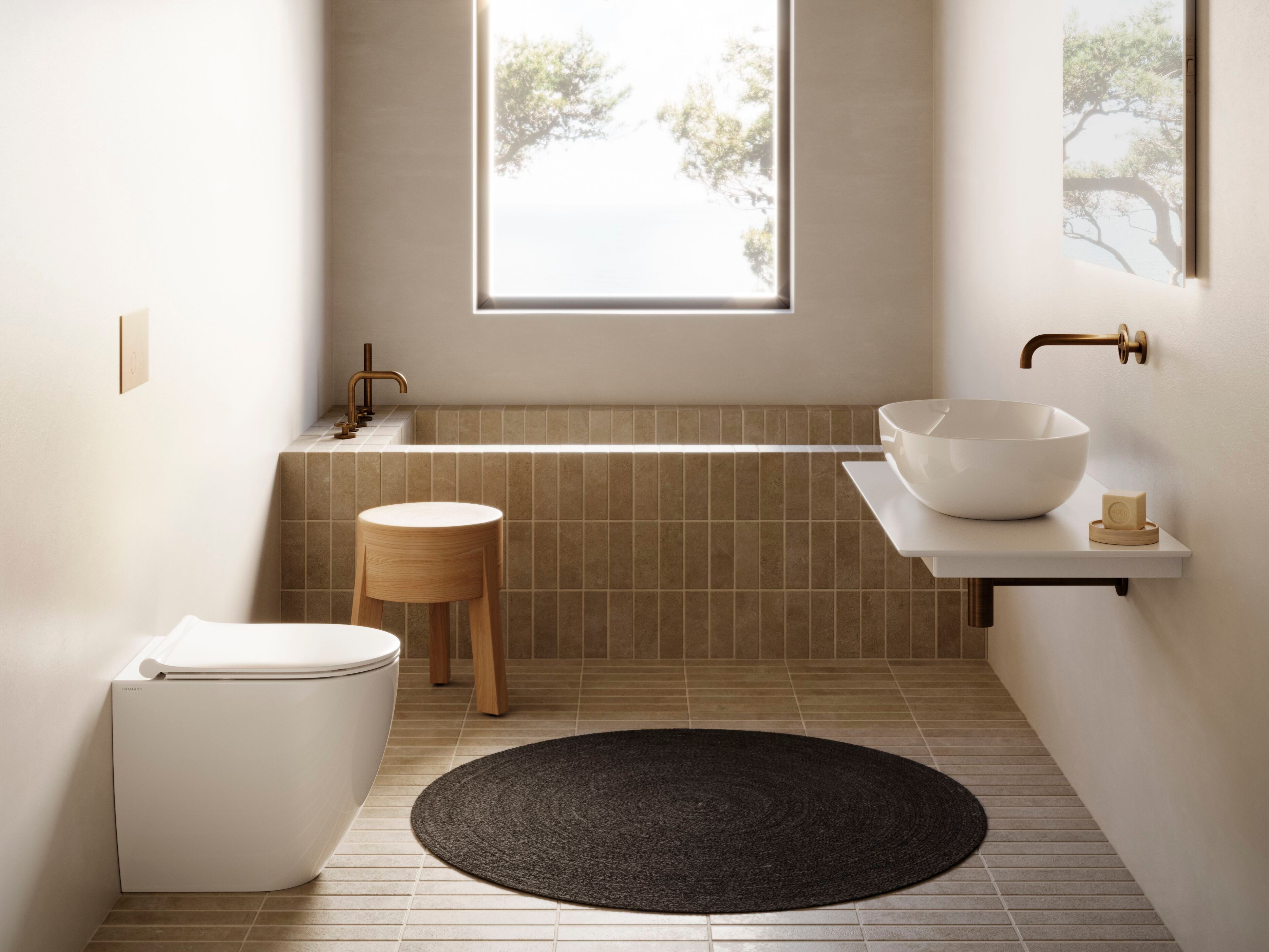 Керамический туалет без пола CERAMICA CATALANO сфера ARCH-00146731 - Вид №2