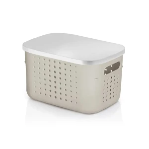 Корзинка для хранения Bubble 6.2 л 26.9x18.7x16.4 см цвет бежевый 89384360 STLM-2203145