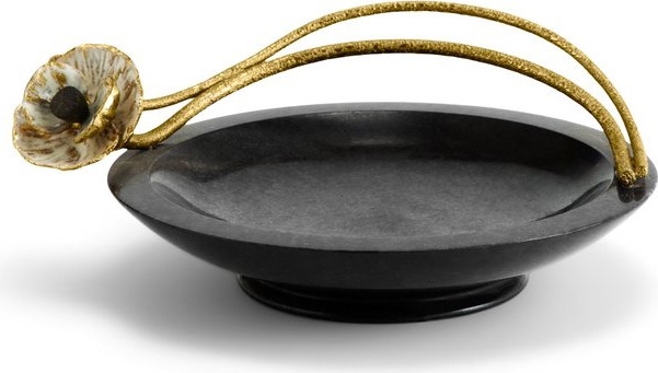 10642289 Michael Aram Чаша малая Michael Aram Анемоны 18см, мрамор Мрамор 