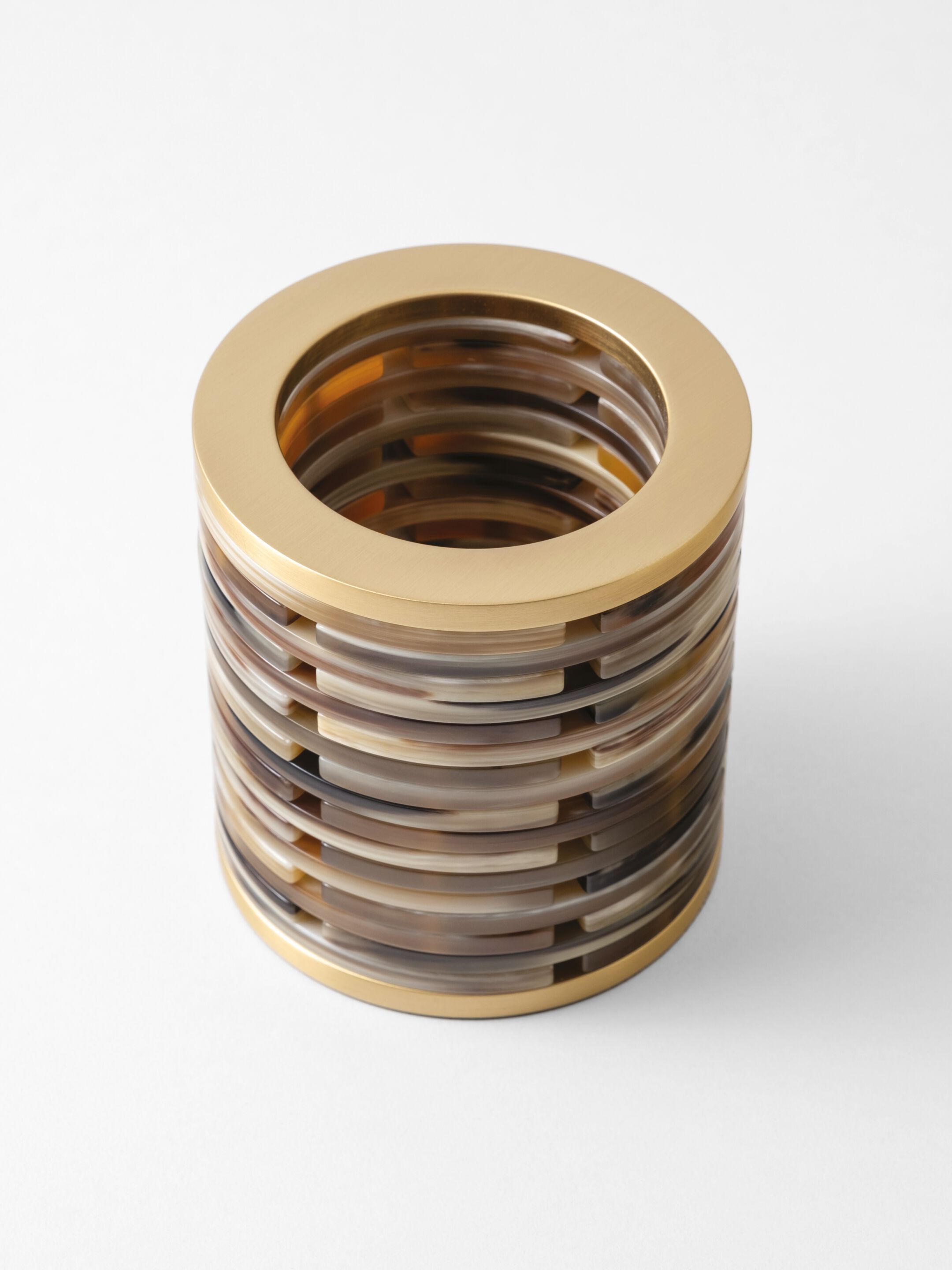 Держатель ручки из рога и латуни Zanchi 1952 круглый ARCH-00081770 - Вид №1