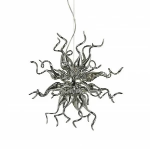 Дизайнерский подвесной светильник Ideal Lux Lory SP8 Fume IDEAL LUX ДИЗАЙНЕРСКИЕ, LORY FUME 102228 Серый