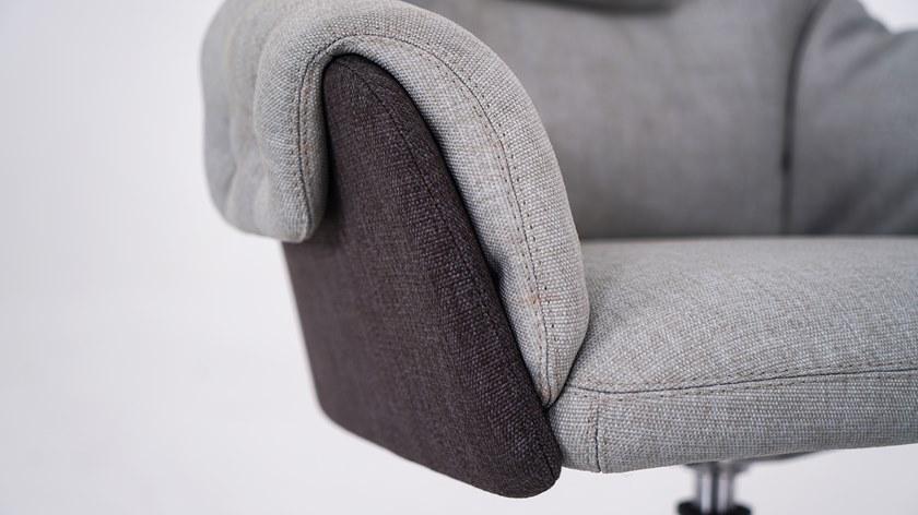 Grado Design Вращающееся кресло из ткани с подлокотниками Lord Lod-ch-06 - Вид №4