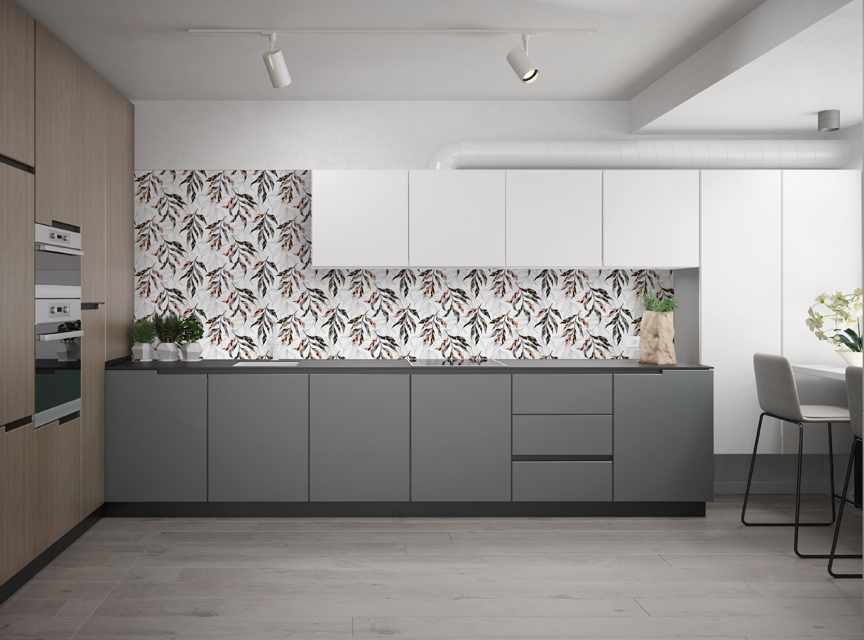 Стеновые панели - Терраццо ливз LIGRON LIST82 2355 - Вид №5