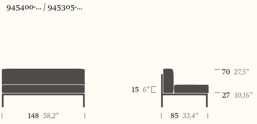 Kettal Садовый диван из модульной ткани Landscape #945400 - Вид №6