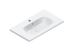 Одиночный прямоугольный умывальник