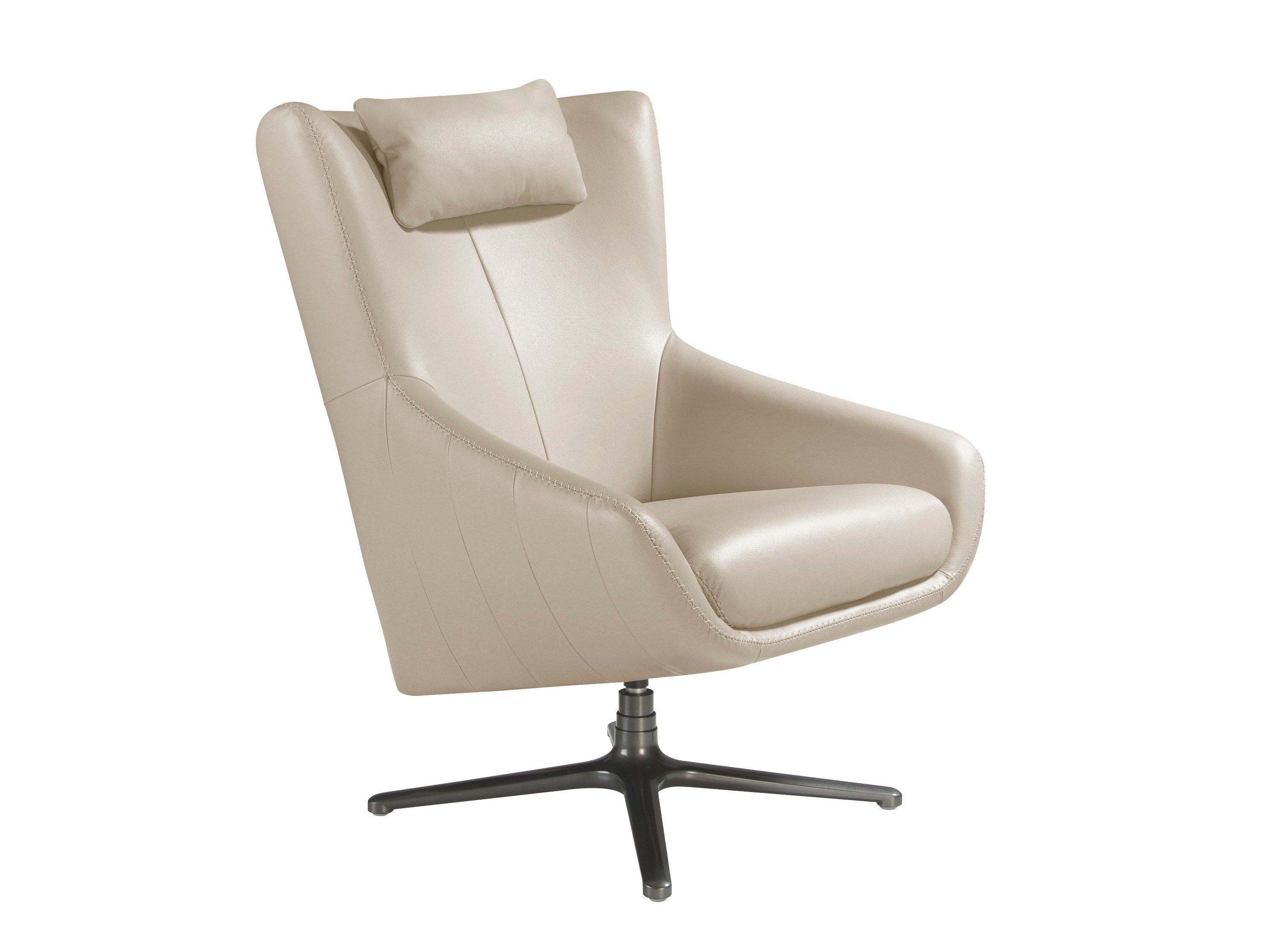 Кожаное вращающееся кресло с подлокотниками Angel Cerda 5090 ARCH-00094936