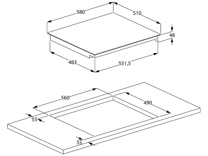 5324240 Индукционная варочная поверхность Beko HII 64200 FMT STDN-0141688 - Вид №8