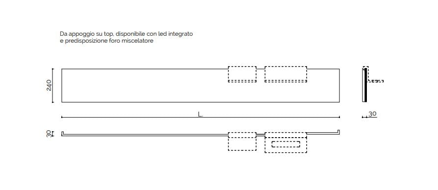 Система спинки с аксессуарами Corian® Acquapazza Corian ® elements ARCH-00039552 - Вид №8