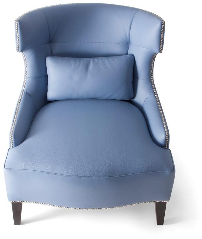 Tirolo Стеганое кожаное кресло с подлокотниками Devon 049 p - Вид №2