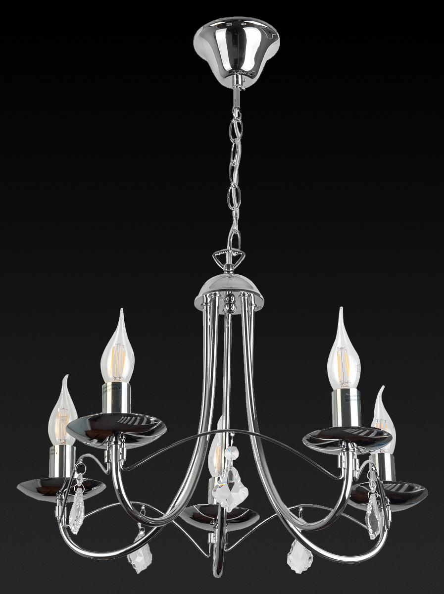 Подвесная люстра Toplight Lily TL6020D-05CH TOPLIGHT LILY 186072 Хром - Вид №2