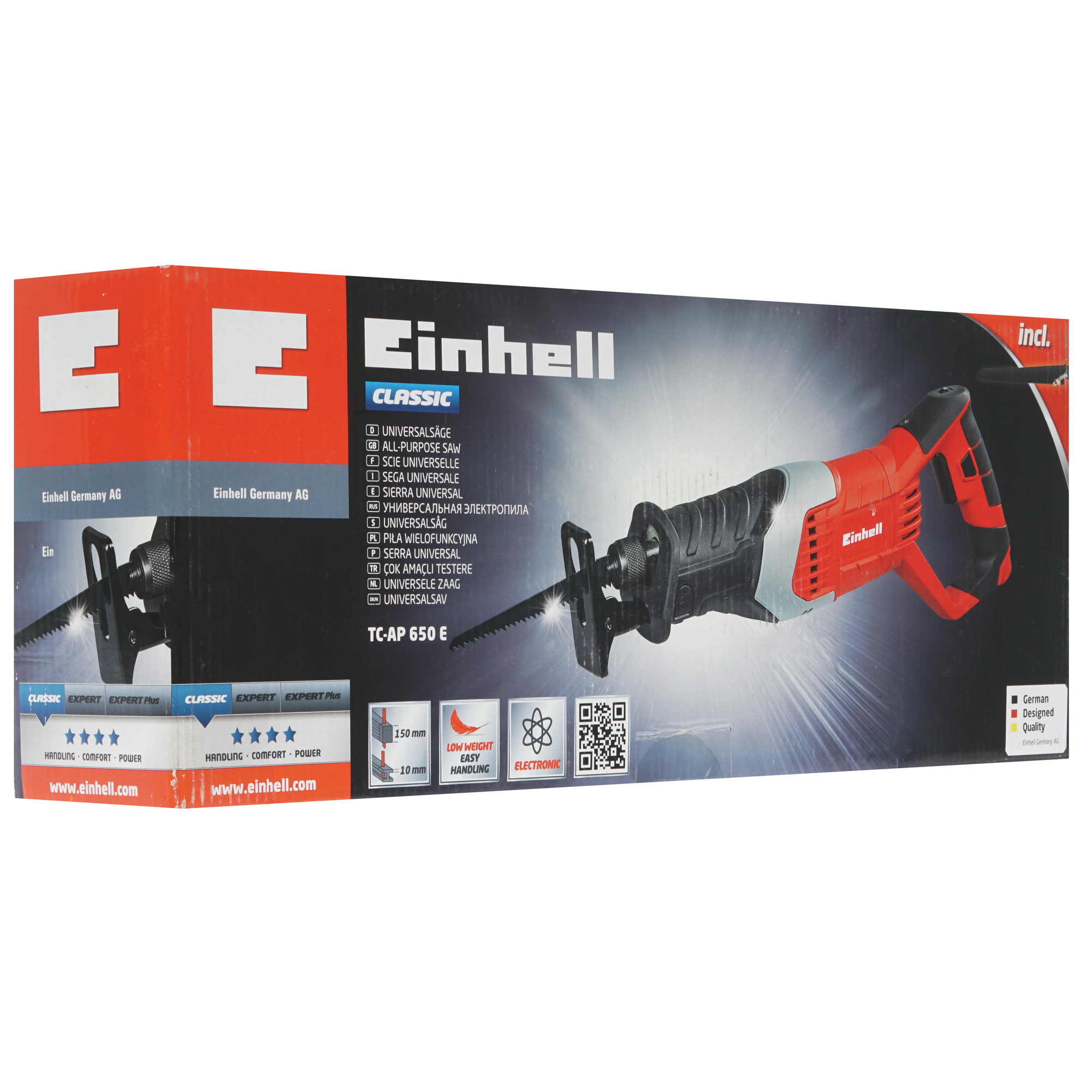 Сабельная пила Einhell TC-AP 650 E 7999287 STDN-0039454 - Вид №6