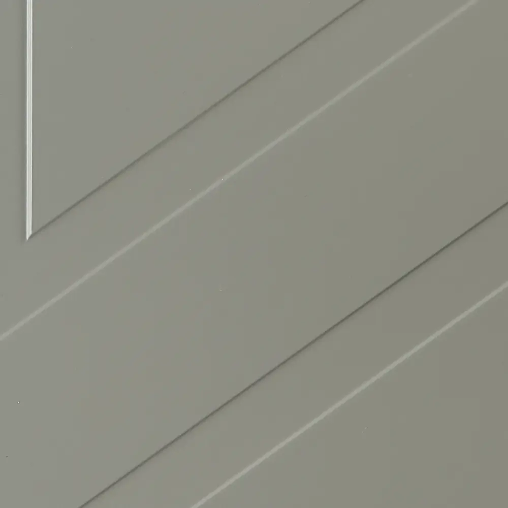 Дверь межкомнатная Этна глухая эмаль цвет грей 60x200 см (с замком) ПРИНЦИП STLM-2049451 - Вид №3