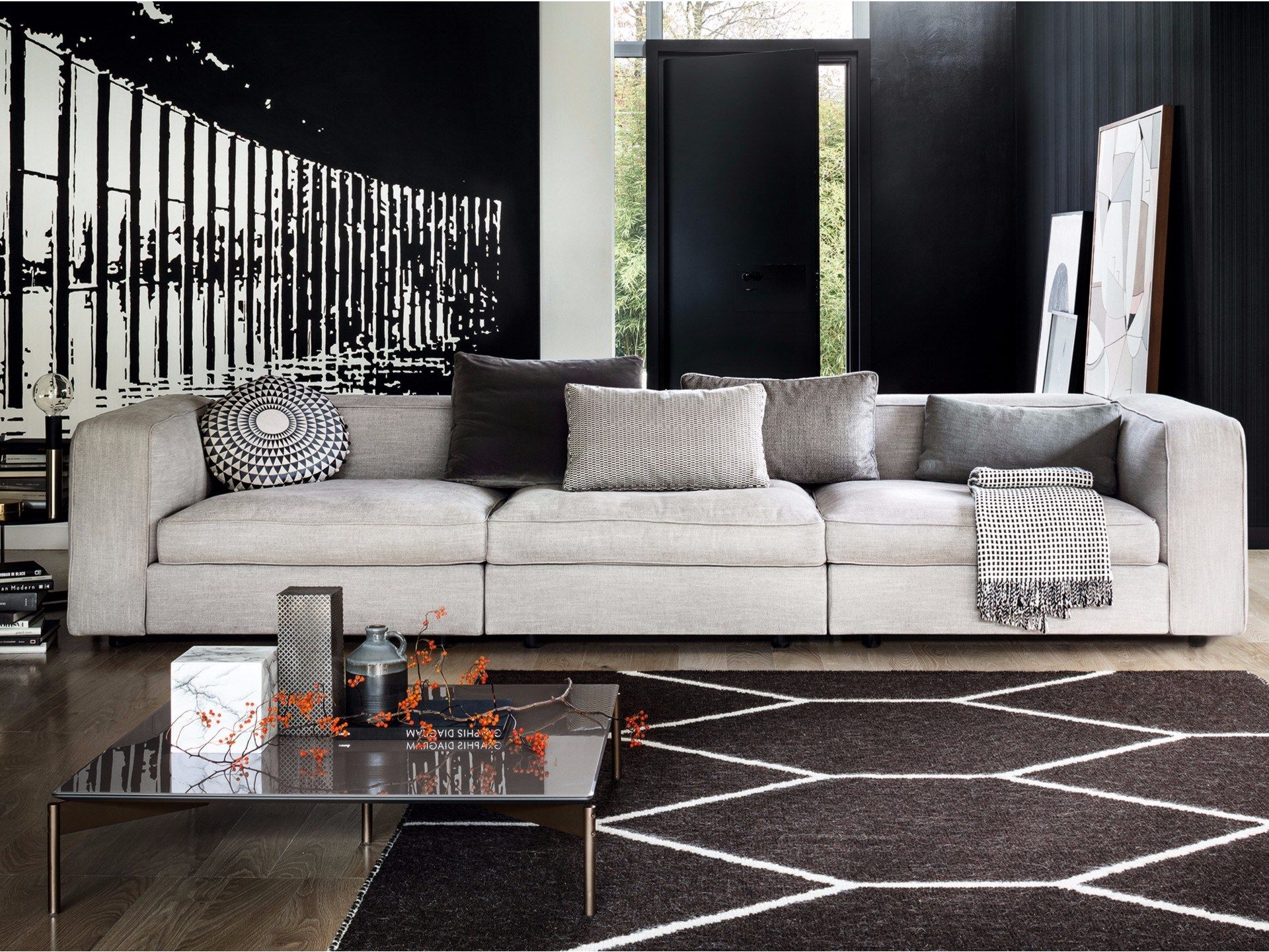 3-местный тканевый диван Lema SNAP ARCH-00138198 - Вид №1